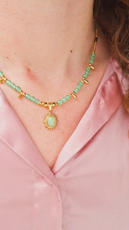 Ketting edelsteen ☀ dewy