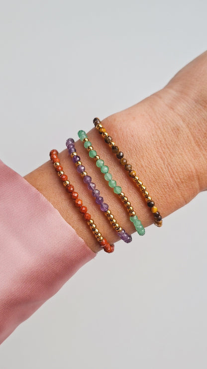 Armband edelsteen ☀ myrthe