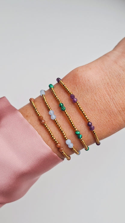 Armband edelsteen ☀ laura