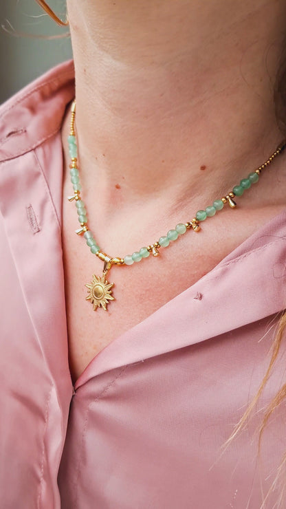 Ketting edelsteen ☀ sun