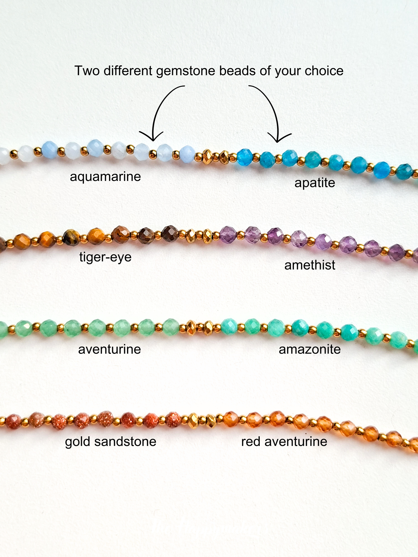 Armband edelsteen ☀ manon