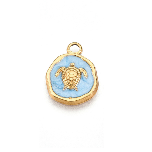 Bedel + ketting ☀ tiny blue turtle